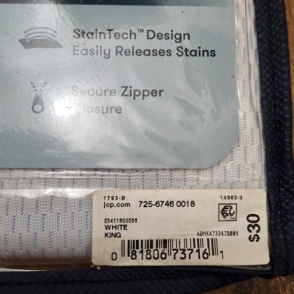 Serta PerfectSleeper Cool Crystal Pillow Protector, King Size - Picture 4 of 4